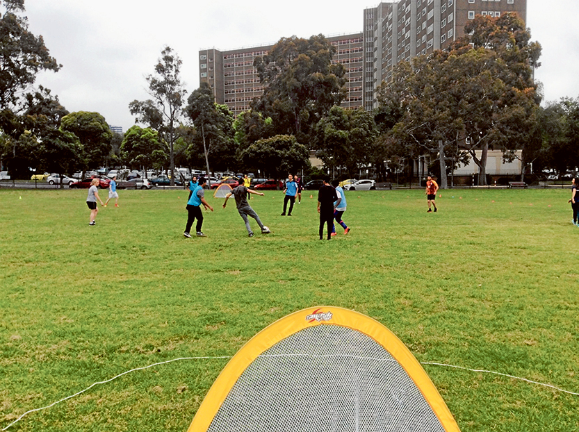 North Melbourne street soccer