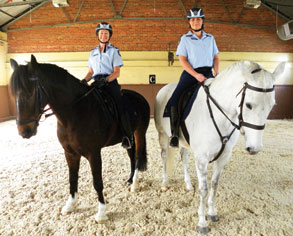Clippity clop, here come the cops