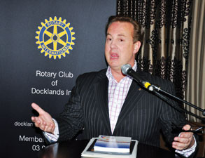 Choir founder joins Southbank Rotary