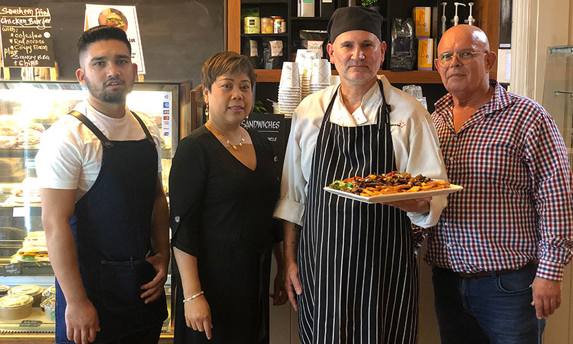 Café Lansdowne is ready for business