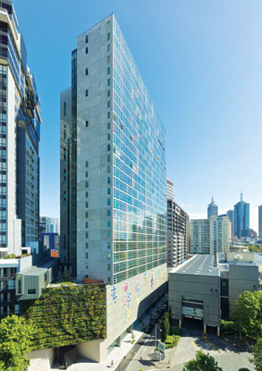 High-rise at top of industry