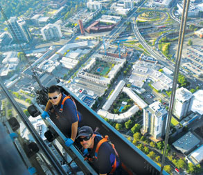 Whatever you do, don’t look down!