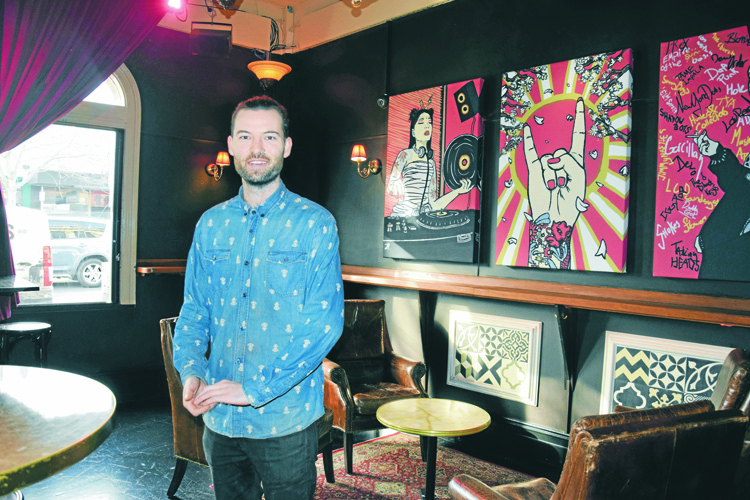 A pub with a resident artist