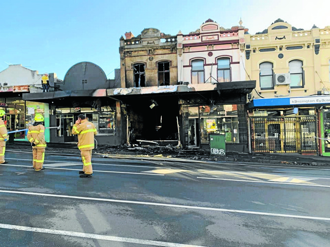 Kensington shop fire leaves locals reeling