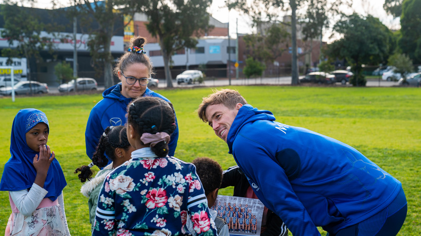 Kids meet sporting heroes at picnic