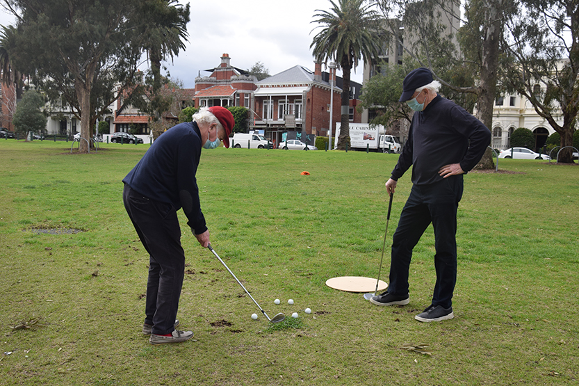 Keeping up their short game