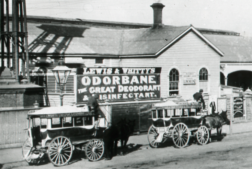 Melbourne’s first buses were horse-drawn