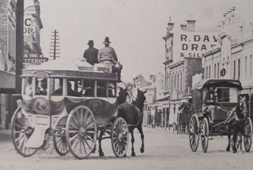 Melbourne’s first buses were horse-drawn