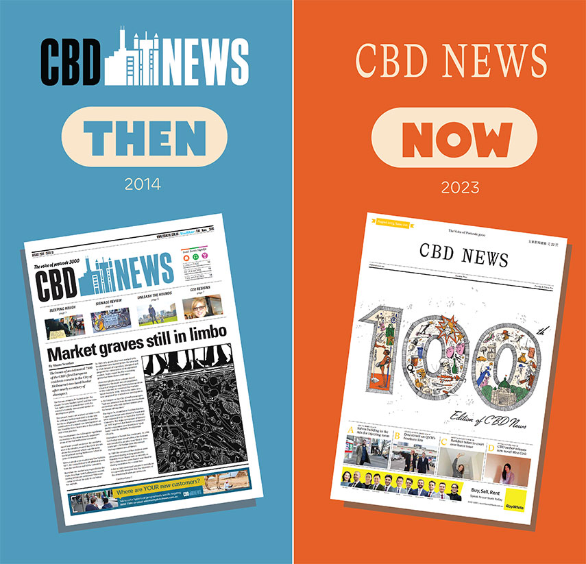 Then, and now … welcome to our 100th edition of CBD News