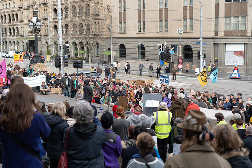 Rally to end native forest logging
