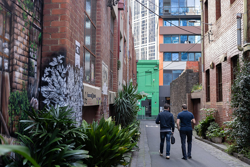 Council lays down models for more laneway greening in the CBD