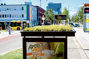 Tram stops for bees?