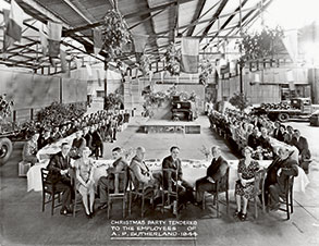 Christmas lunch in Southbank – 1944 style