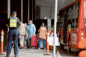 Locals play down risk of hotel quarantine
