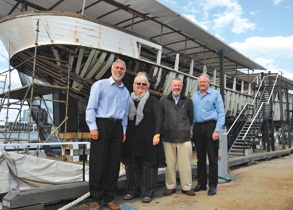 The Docklands Chamber of Commerce has partnered with the Alma Doepel restoration team in an attempt to raise funds for the completion of the project.
