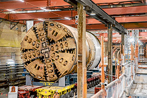 TBMs forge ahead towards city centre