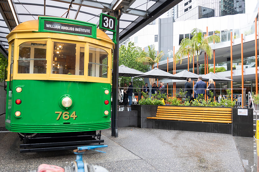 Heritage-priced coffee from a heritage Melbourne tram