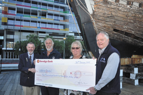 The Docklands Chamber of Commerce and Alma Doepel restoration team have had a busy few months raising money for the continued restoration of Docklands’ historic top-sail schooner.