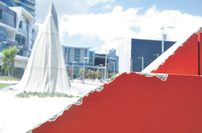 Damage to public art