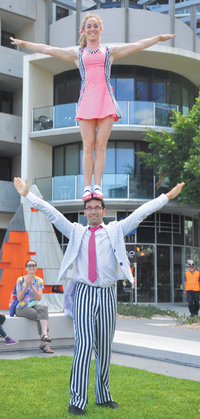 Festive welcome for park