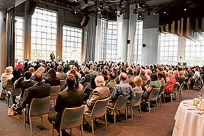 Community Forum’s large attendance learns little