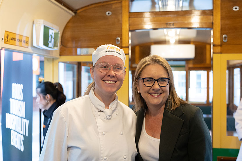 Premier celebrates five years of free TAFE at William Angliss Institute