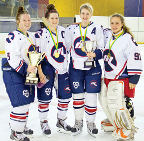 Melbourne Ice Women’s side complete ‘‘three-peat’’