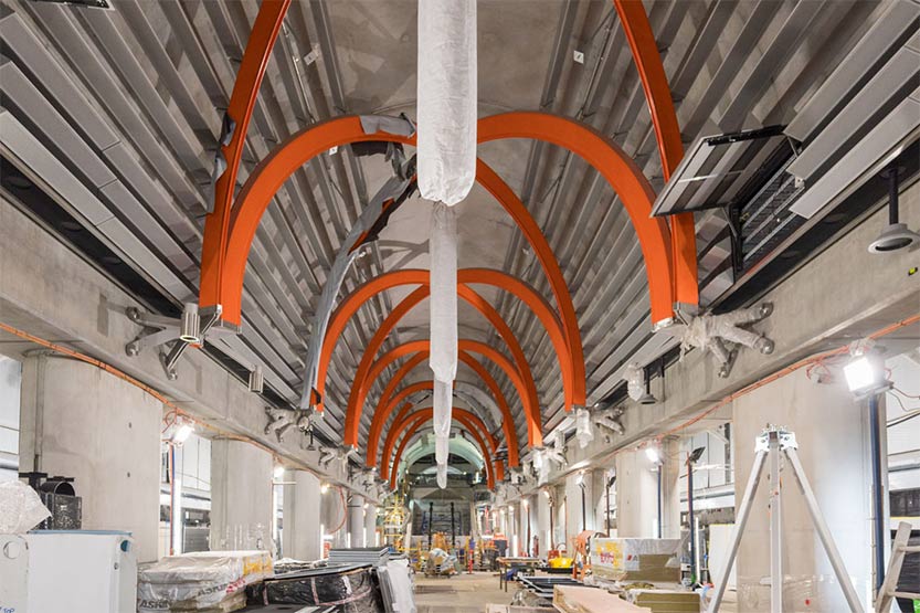 State Library Station is taking shape in the heart of the CBD