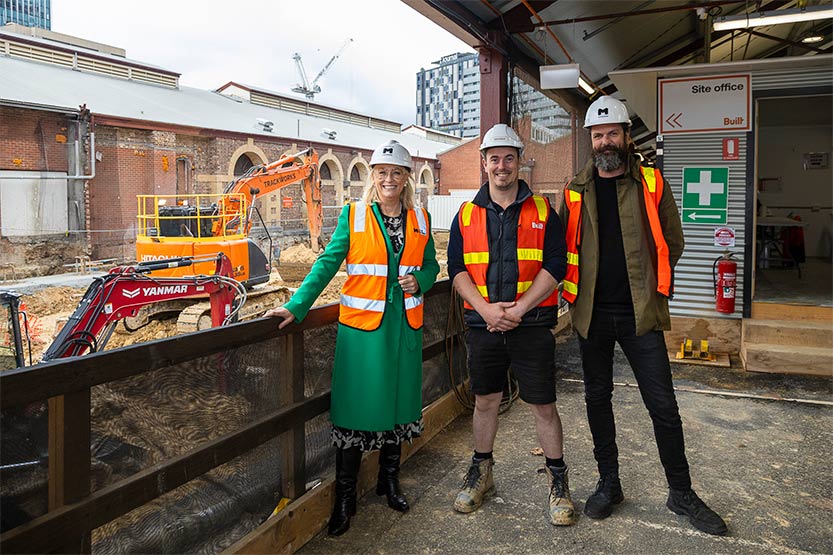New trader shed takes shape at Queen Vic Market