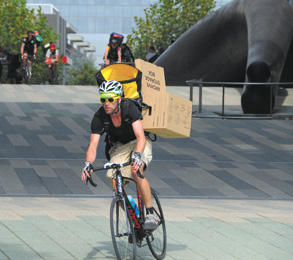 Bike messengers hit Docklands’ streets