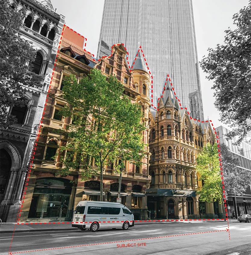 “Evocative lozenge”: Collins St heritage icons preserved under new tower plan