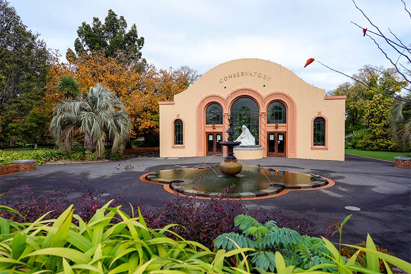 An oasis on the edge of the city