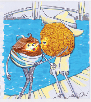 Keeping sweet in Docklands is a French thing to do