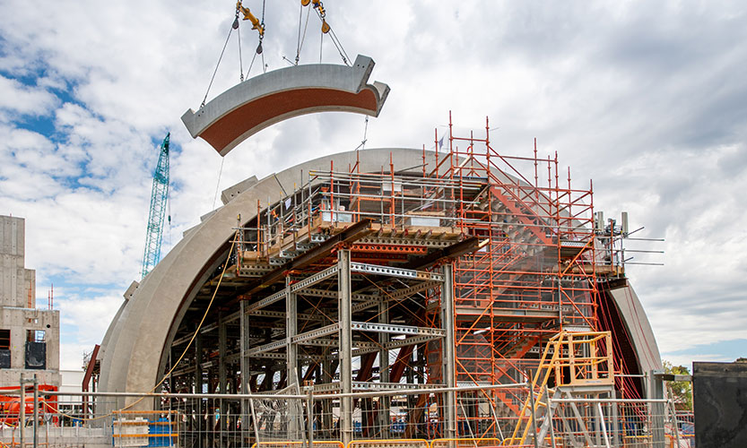 Arden arches in place