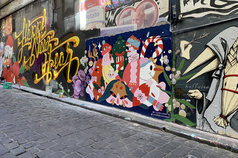Hosier Lane is ugly, dangerous and depraved