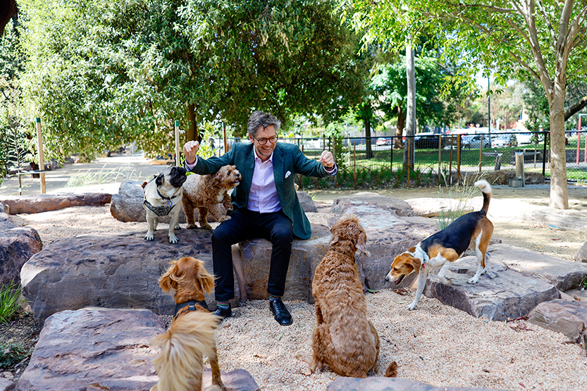 “Paws” for celebration: Eades Park off-leash space for dogs now open