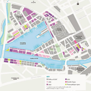 Docklands development