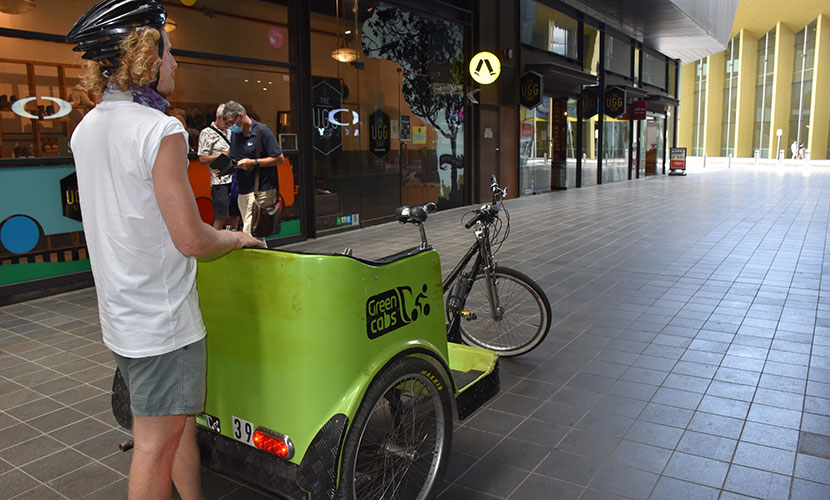 Pedicabs back in action