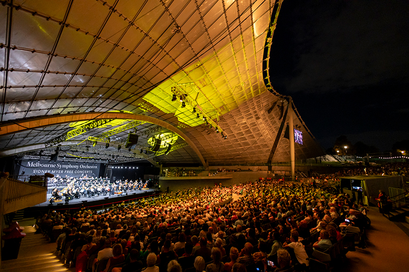 Save the date for free concerts at Sidney Myer Music Bowl