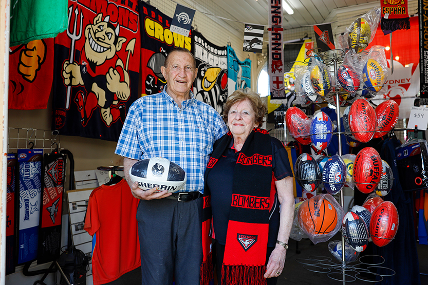 Farewell to Queen Victoria Market’s last remaining footy store