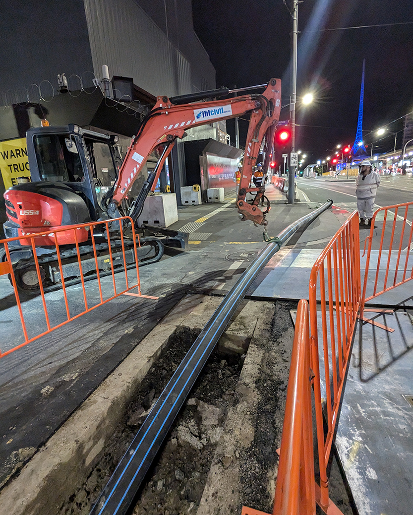 Water upgrades completed on Swanston St