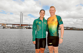 Auroras take to the harbour