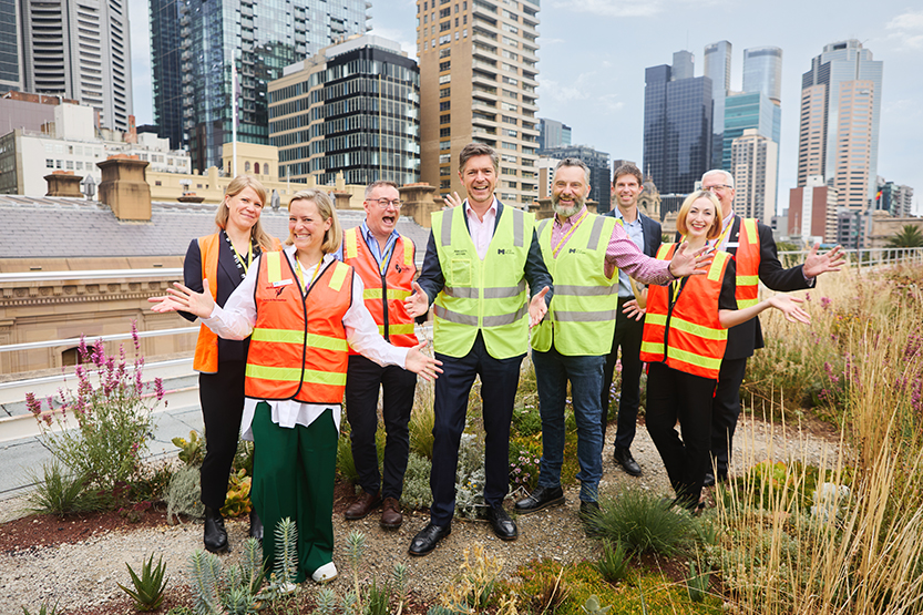 Melbourne rooftop goes green