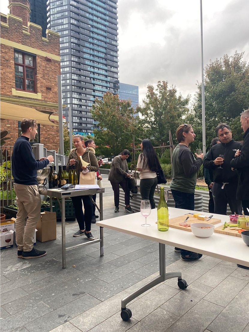 Wine, winter vegies, and growing our community