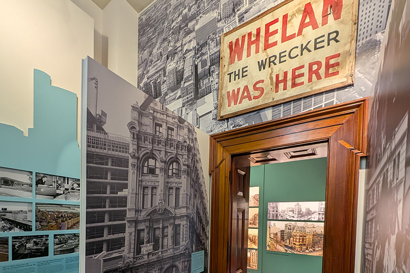 Making Modern Melbourne exhibition at Old Treasury Building