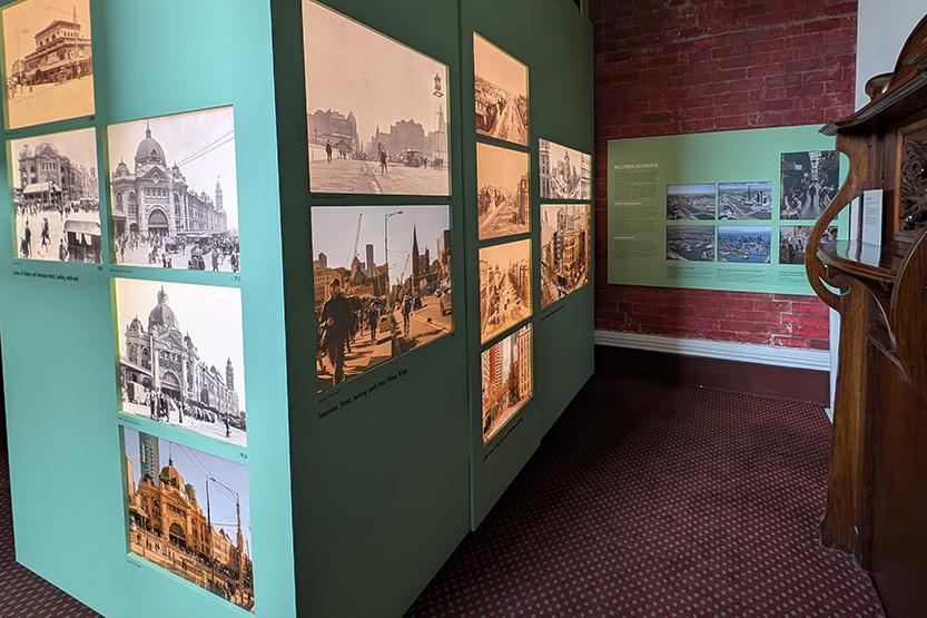 Making Modern Melbourne exhibition at Old Treasury Building