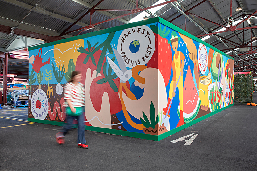 New mural unveiled at Queen Victoria Market