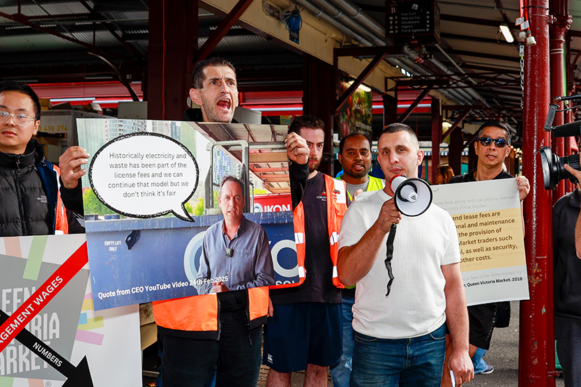 QVM traders go on strike again