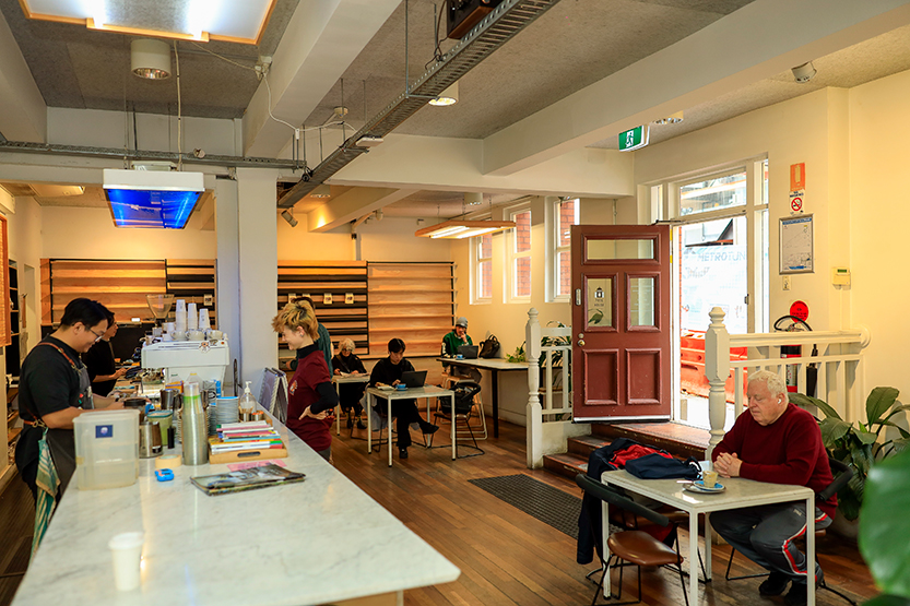 Hidden beneath City Baths, Poolhouse Café thrives despite construction challenges