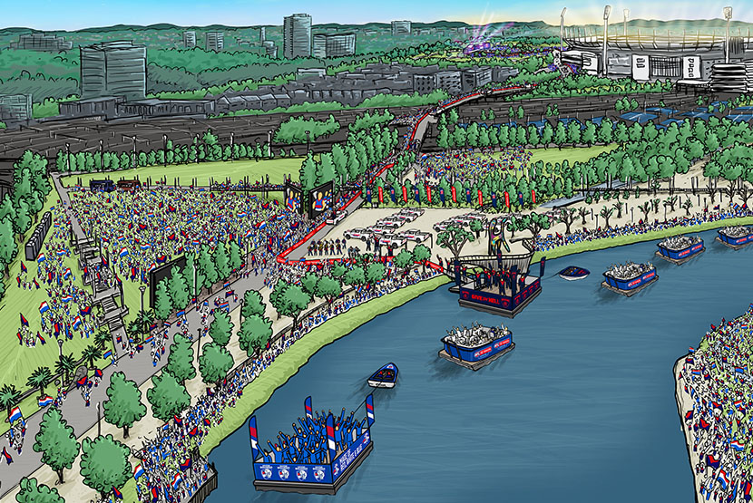 Southbank snubbed in  AFL Grand Final river parade